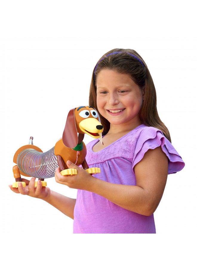 Just Play DisneyPixar's Toy Story Slinky Dog Pull Toy, Walking Spring Toy for Boys and Girls, Officially Licensed Kids Toys for Ages 18 Month, Gifts and Presents