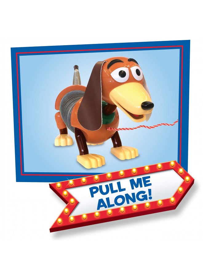 Just Play DisneyPixar's Toy Story Slinky Dog Pull Toy, Walking Spring Toy for Boys and Girls, Officially Licensed Kids Toys for Ages 18 Month, Gifts and Presents