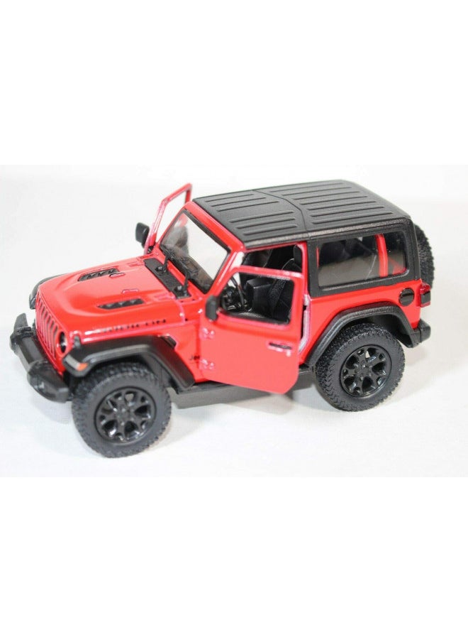 KiNSMART 2018 Jeep Wrangler Rudicon Hard Top Red 5