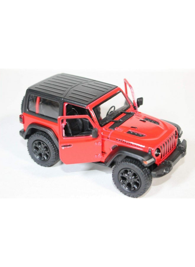 KiNSMART 2018 Jeep Wrangler Rudicon Hard Top Red 5