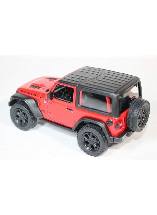 KiNSMART 2018 Jeep Wrangler Rudicon Hard Top Red 5