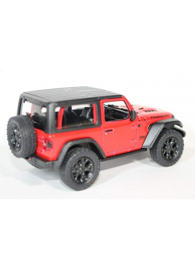 KiNSMART 2018 Jeep Wrangler Rudicon Hard Top Red 5