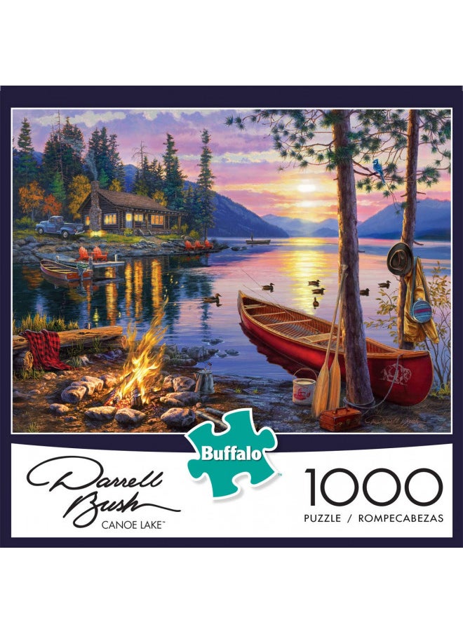 Buffalo Games - Darrell Bush - Canoe Lake - 1000 Piece Jigsaw Puzzle