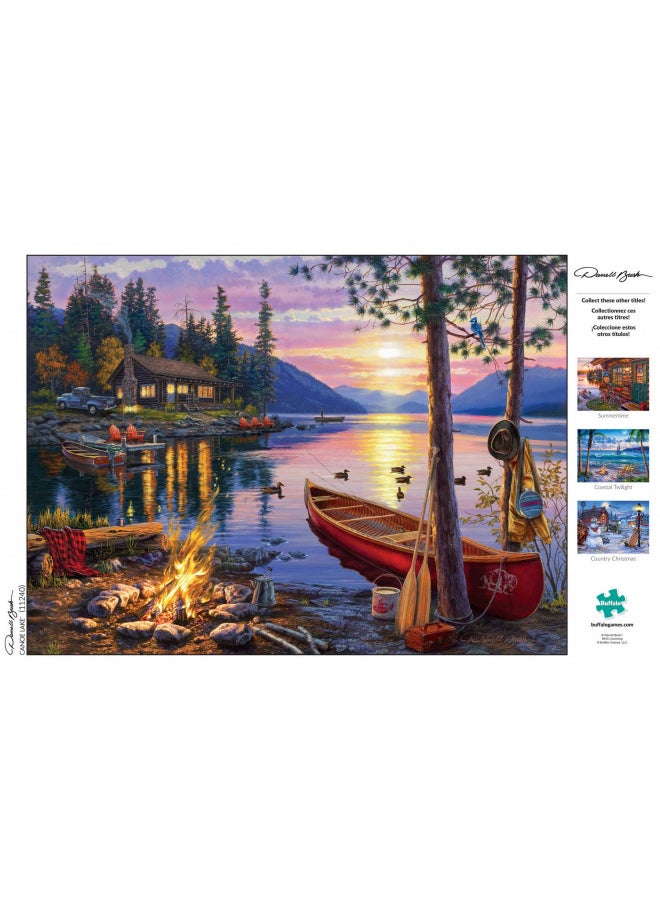 Buffalo Games - Darrell Bush - Canoe Lake - 1000 Piece Jigsaw Puzzle