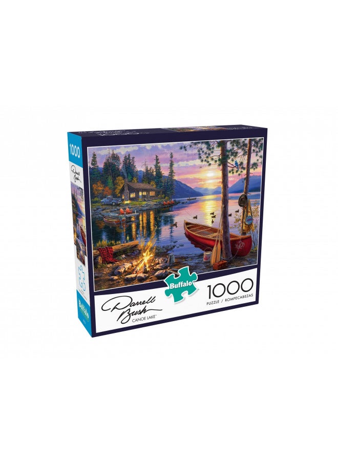 Buffalo Games - Darrell Bush - Canoe Lake - 1000 Piece Jigsaw Puzzle