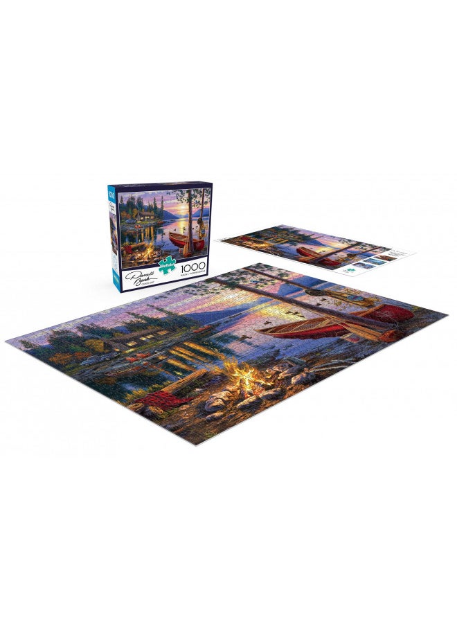 Buffalo Games - Darrell Bush - Canoe Lake - 1000 Piece Jigsaw Puzzle