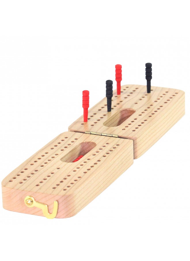 Folding Standard Cribbage Board - Made in USA