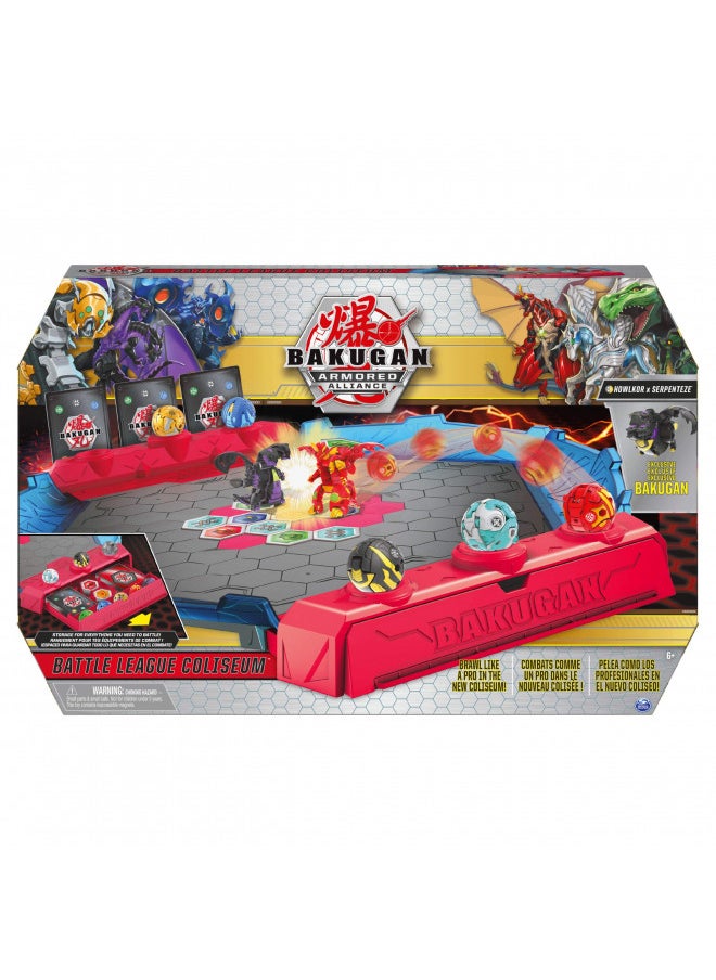 Bakugan Battle League Coliseum, Deluxe Game Board with Exclusive Fused Howlkor x Serpenteze, Kids Toys for Boys Ages 6 and Up