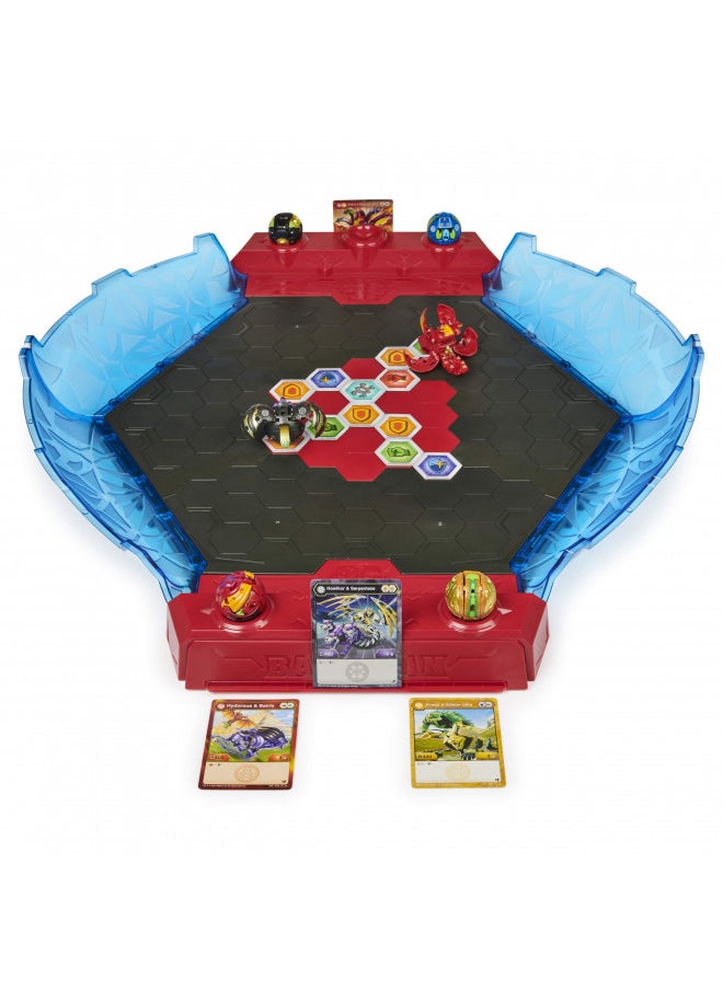Bakugan Battle League Coliseum, Deluxe Game Board with Exclusive Fused Howlkor x Serpenteze, Kids Toys for Boys Ages 6 and Up