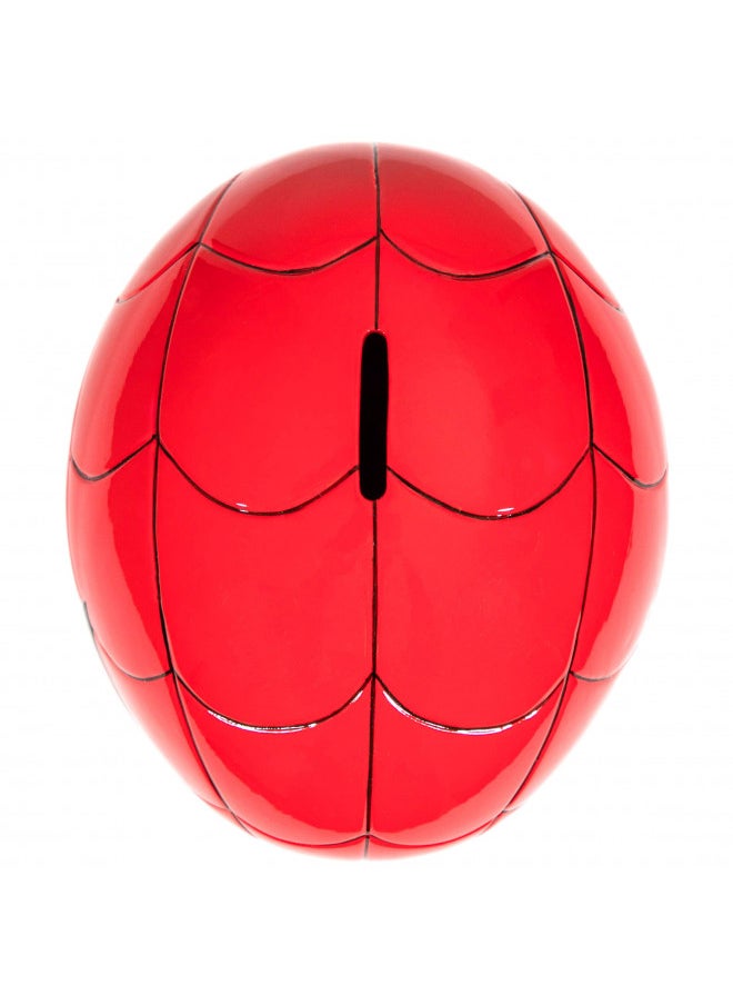 Marvel Spiderman Ceramic Coin Bank Kids Décor Money Saving Piggy Bank (Official Marvel Product)