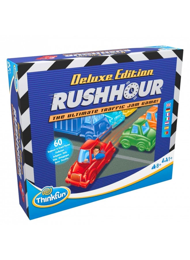 ThinkFun Rush Hour Deluxe Traffic Jam Logic Game and STEM Toy Tons of Fun with Over 20 Awards Won, International for Over 20 Years