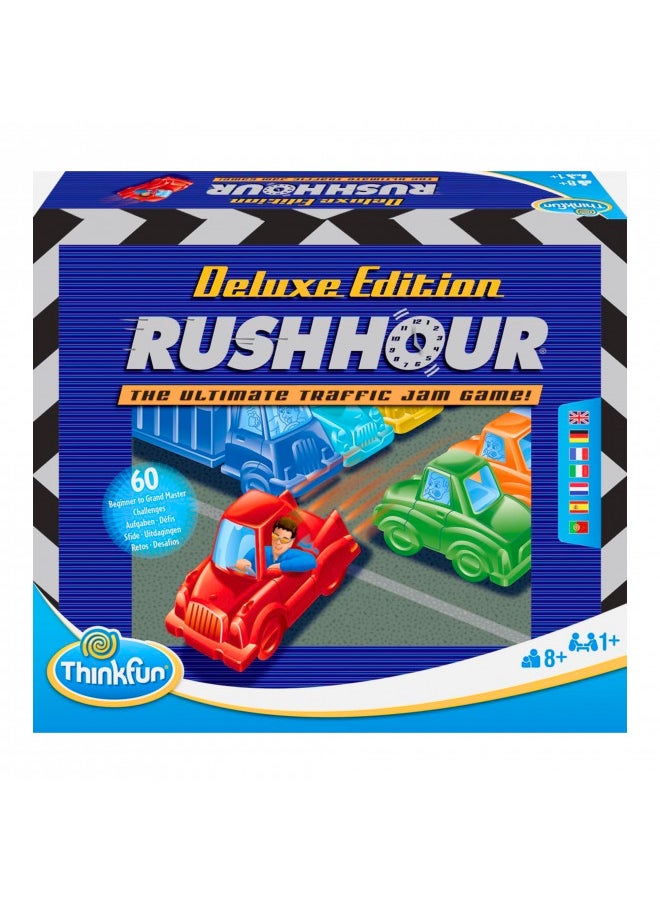 ThinkFun Rush Hour Deluxe Traffic Jam Logic Game and STEM Toy Tons of Fun with Over 20 Awards Won, International for Over 20 Years