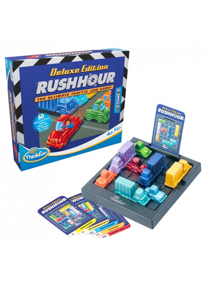 ThinkFun Rush Hour Deluxe Traffic Jam Logic Game and STEM Toy Tons of Fun with Over 20 Awards Won, International for Over 20 Years