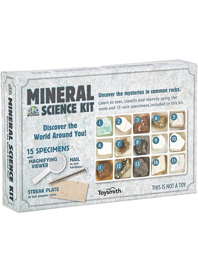 STEM Toy Mineral Science Kit Geology Rock Specimen for Young Geologists