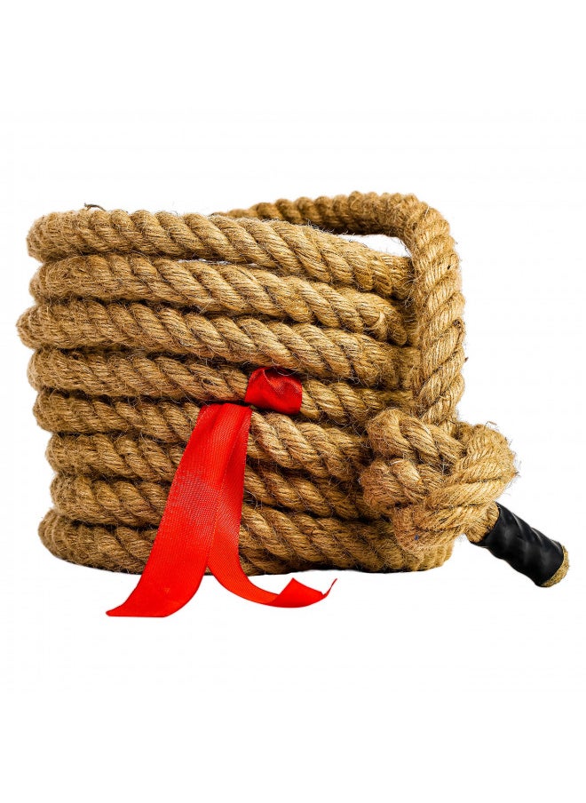 Franklin Sports Franklin Field Day Tug of War Rope with Flag for Kids and Adults - Perfect for Team Building - 20ft Long,Brown