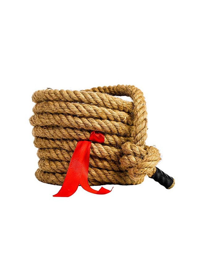 Franklin Sports Franklin Field Day Tug of War Rope with Flag for Kids and Adults - Perfect for Team Building - 20ft Long,Brown