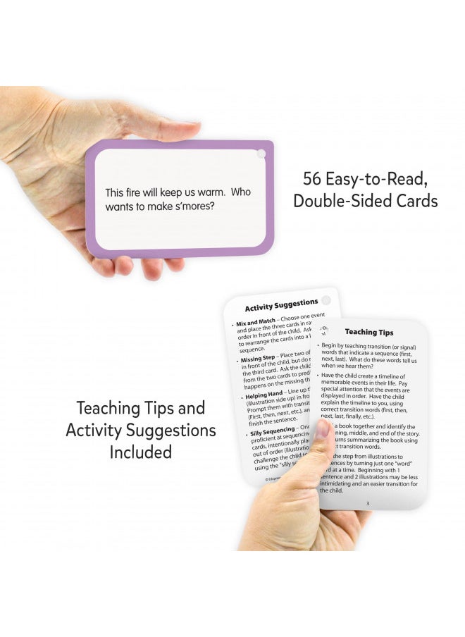 Teacher Created Resources Sequencing Flash Cards (EP62072), Medium