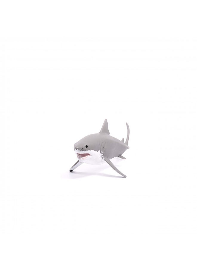 Schleich Wild Life, Animal Figurine, Animal Toys for Boys and Girls 3-8 Years Old, White Shark, Ages 3+