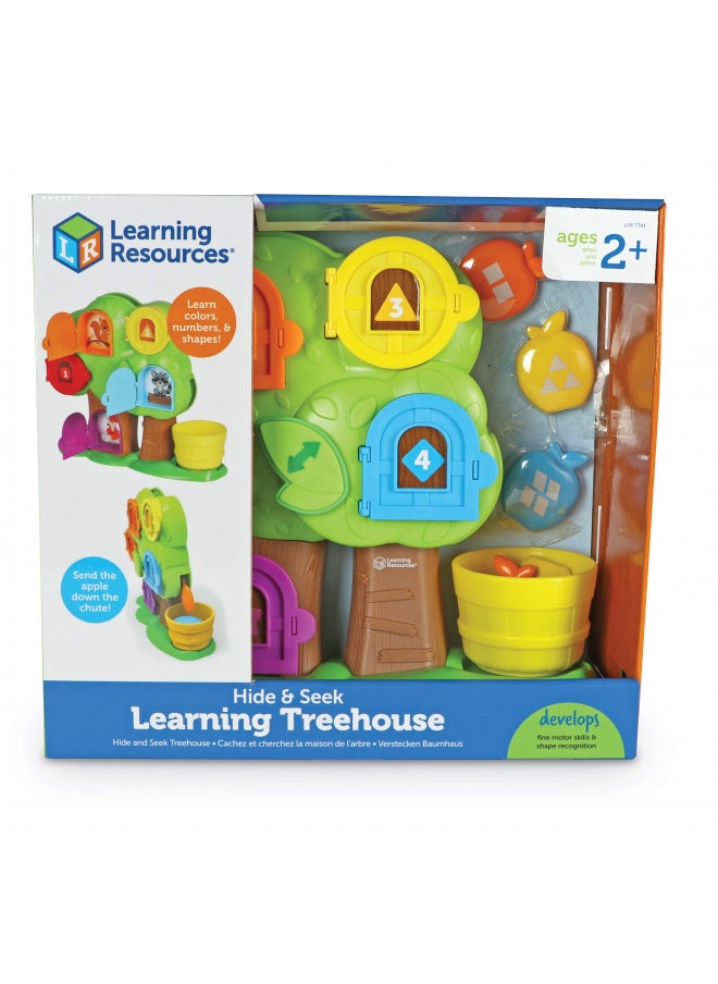 Learning Resources Hide & Seek Learning Treehouse, Letter Games, Toddler Learning Treehouse, Ages 18 mos+