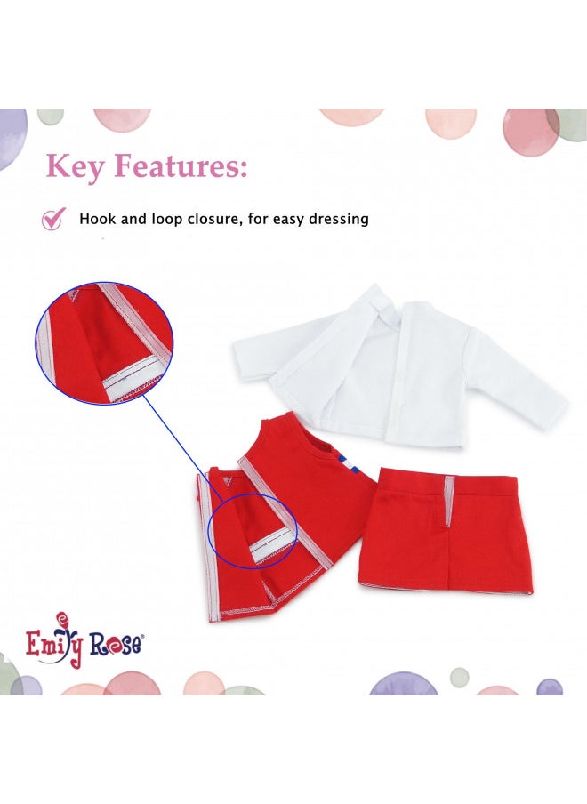 Emily Rose 18 Inch Doll Clothes & Accessories | 7 PC USA 18