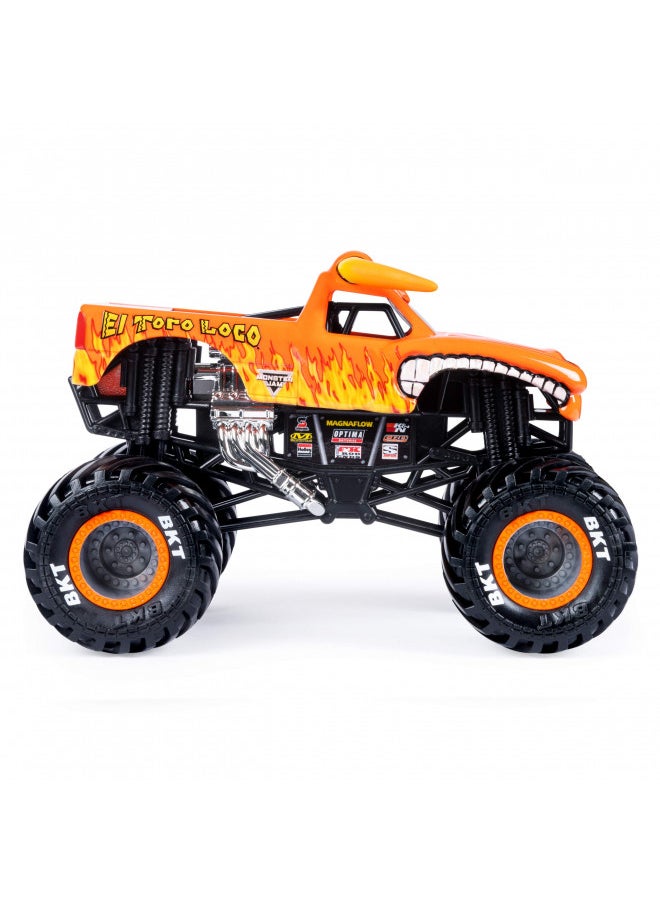 Monster Jam Official El Toro Loco Monster Truck Die-Cast Vehicle, 1:24 Scale