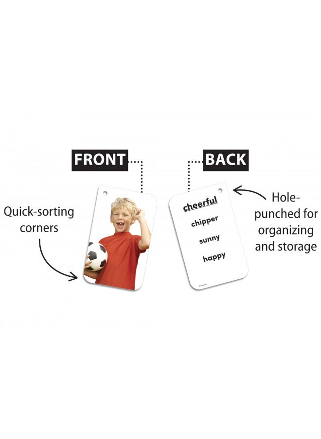 Teacher Created Resources Emotions Flash Cards (EP62056) 0.75 H x 6.125 L x 3.25 W