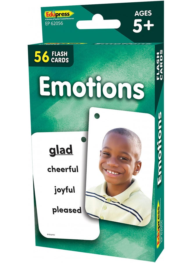 Teacher Created Resources Emotions Flash Cards (EP62056) 0.75 H x 6.125 L x 3.25 W