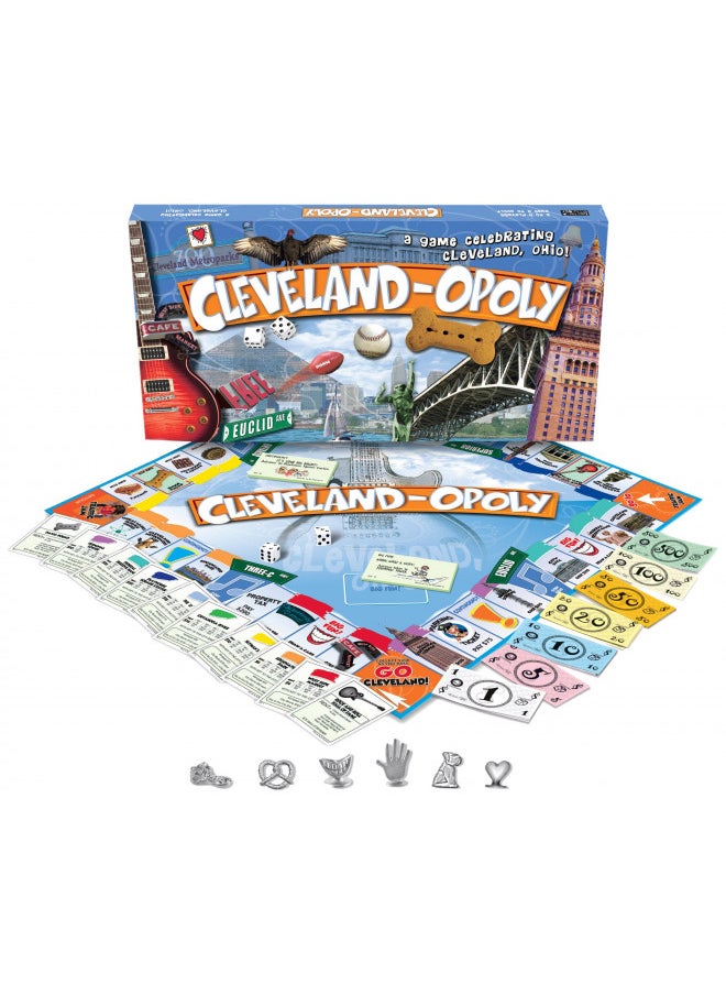 Late for the Sky Cleveland-opoly - City in a Box Board Game