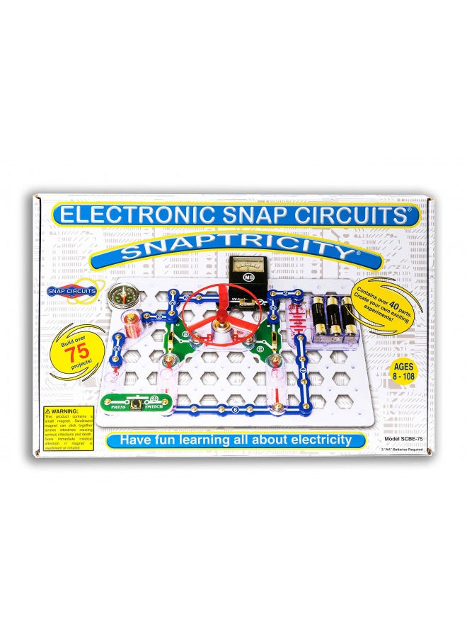 Snap Circuits Snaptricity, Electronics Exploration Kit (Stem Building), for Kids 8+