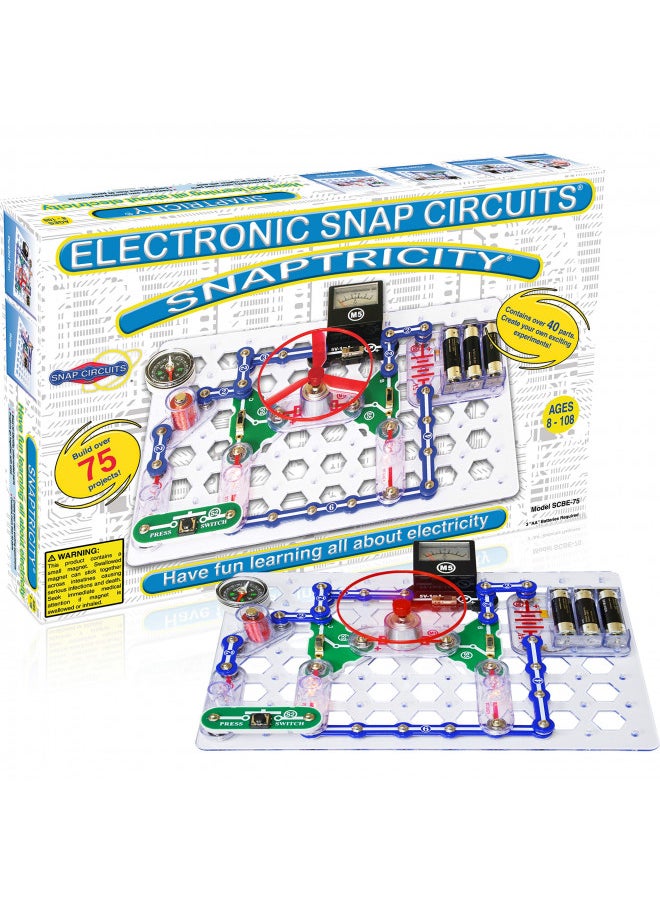 Snap Circuits Snaptricity, Electronics Exploration Kit (Stem Building), for Kids 8+