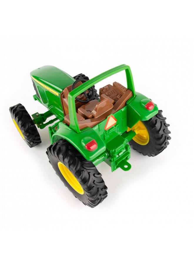 John Deere Sandbox Tough Tractor Toy - 1:16 Scale -11 Inches - Sandbox Toys - Outdoor Toys for Kids 3 Years and Up