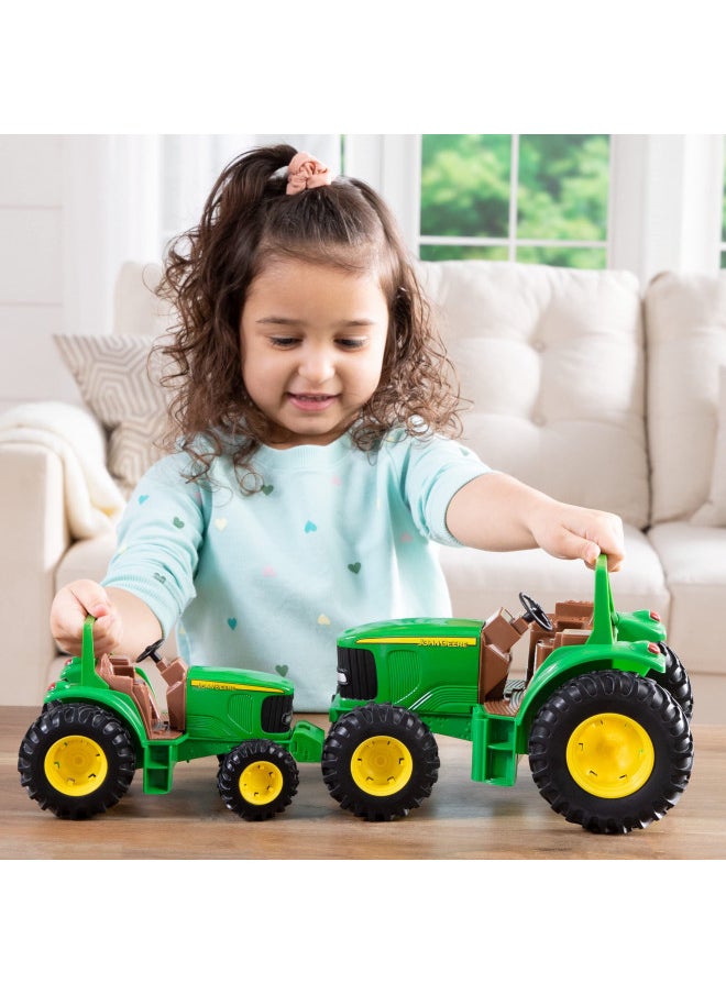 John Deere Sandbox Tough Tractor Toy - 1:16 Scale -11 Inches - Sandbox Toys - Outdoor Toys for Kids 3 Years and Up