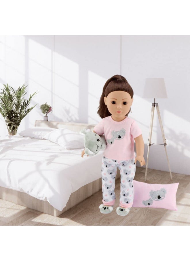 Emily Rose 18 Inch Doll Clothes & Accessories PJ Pajamas Outfit | Koala 18
