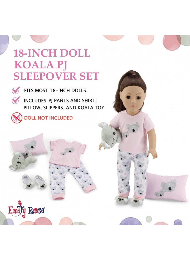Emily Rose 18 Inch Doll Clothes & Accessories PJ Pajamas Outfit | Koala 18