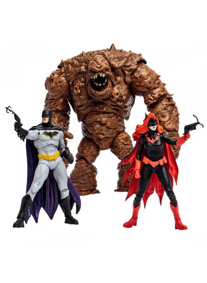 McFarlane Toys - DC Multiverse Clayface Batman & Batwoman 3pk, Gold Label, Amazon Exclusive