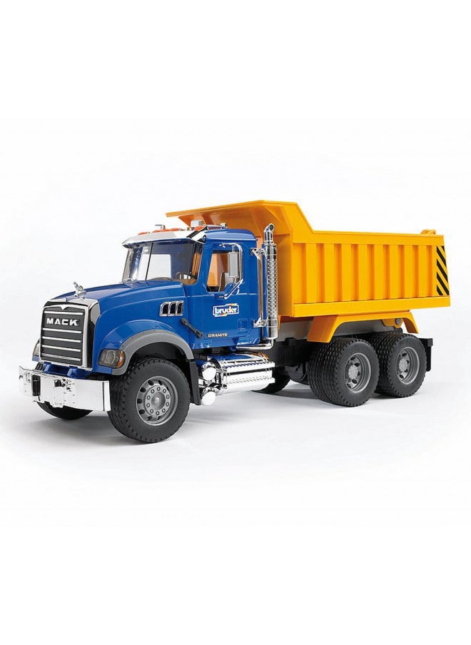 Bruder 02815 MACK Granite Dump Truck for Construction and Farm Pretend Play