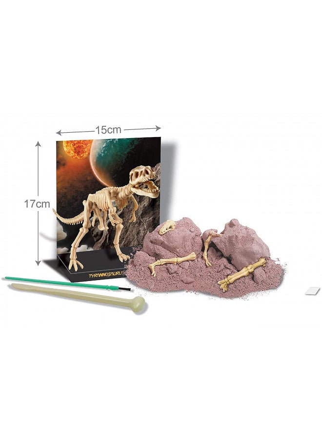 4M KidzLabs Dig A Dino Tyrannosaurus Rex, Paleontology Skeleton Fossil Dinosaur Discovery - STEM Toys Educational Gift for Kids & Teens, Girls & Boys