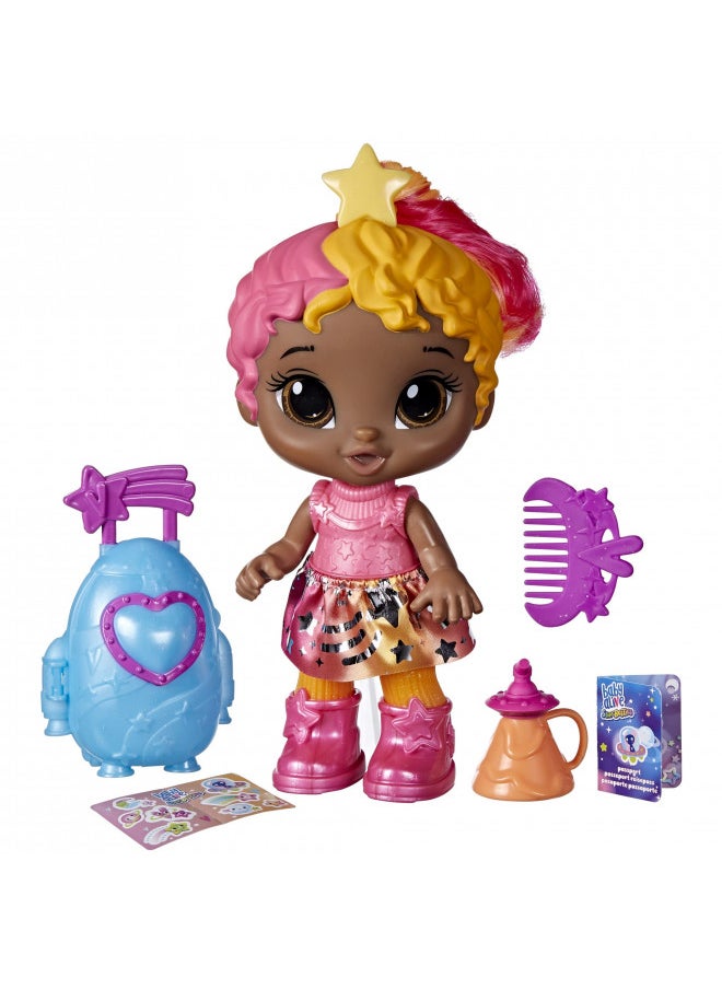 Baby Alive Star Besties Doll, Bright Bella, 8-inch Space-Themed Doll for 3 Year Old Girls and Boys and Up, Accessories