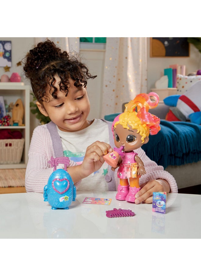 Baby Alive Star Besties Doll, Bright Bella, 8-inch Space-Themed Doll for 3 Year Old Girls and Boys and Up, Accessories