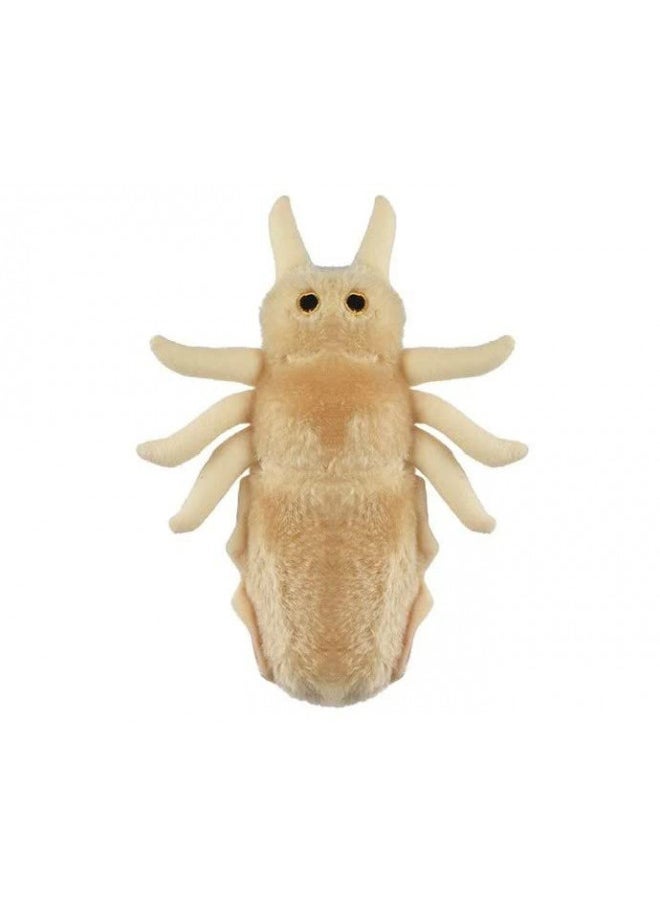 GIANT MICROBES Louse Plush Learn About Lice and How to Treat Them, Fun Educational Gift for Family, Friends Doctors, Nurses, Scientists, Insect Lovers and All with a Healthy Sense of Humor