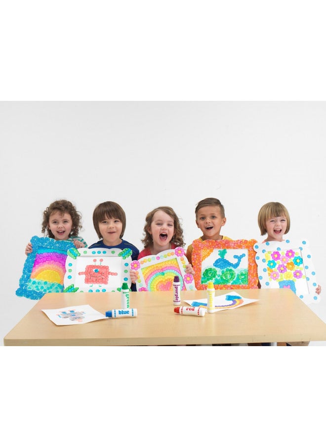 Do A Dot Art! Brilliant Colors 6 Pack Washable Paint Dot Markers Daubers for Children, The Original Dot Art Marker