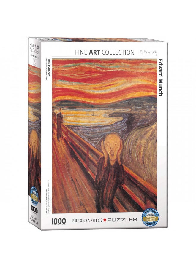 EuroGraphics The Scream by Edvard Munch Puzzle (1000-Piece), (Model: 6000-4489)