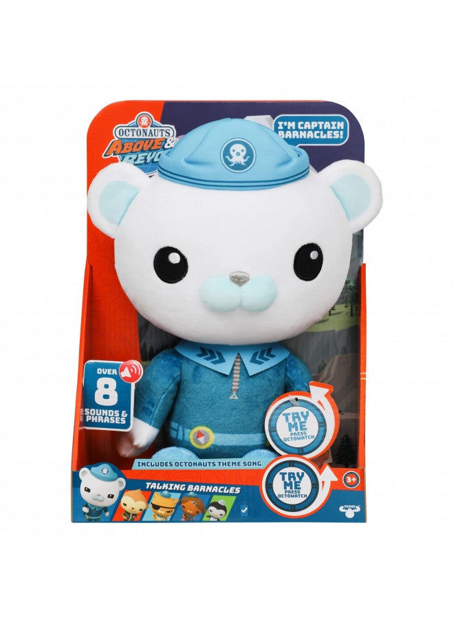 Octonauts Above & Beyond | Talking Plush Captain Barnacles Toy | Over 8 Sounds and Phrases