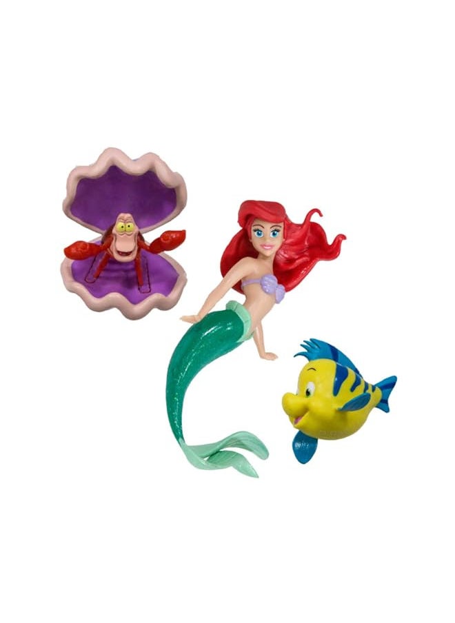 SwimWays Little Mermaid Disney Dive Characters Kids Pool Toy- Princess Ariel, Flounder, and Sebastian, Bath Toys and Pool Party Supplies