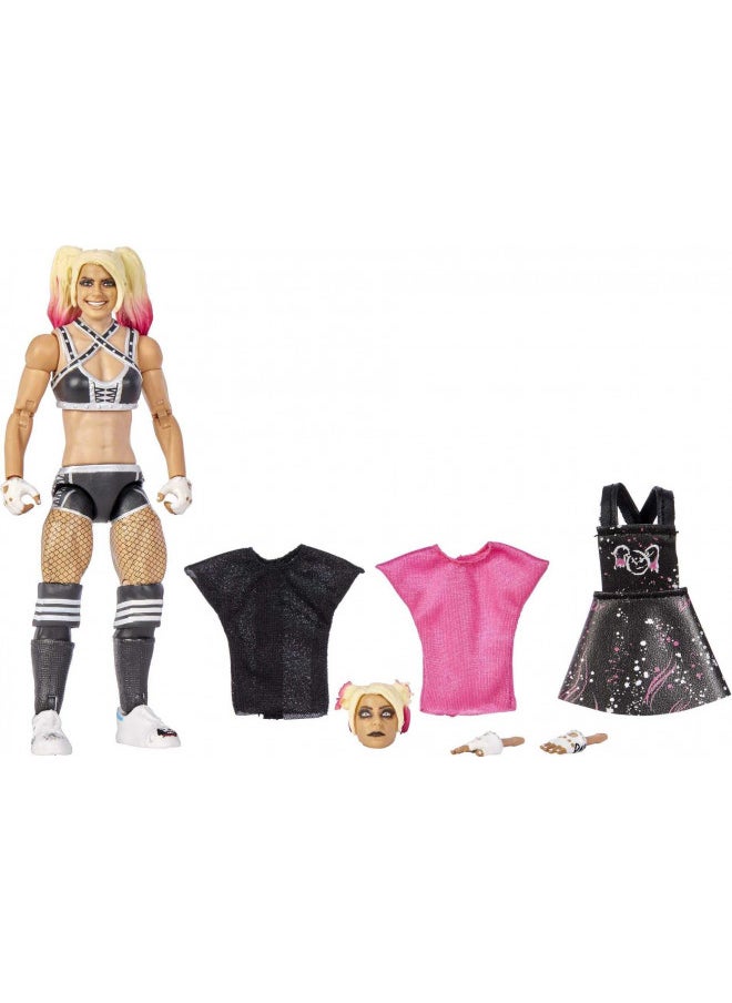 Mattel Ultimate Edition Alexa Bliss Action Figure, 6-inch Collectible with Interchangeable Heads, Swappable Hands & Entrance Gear for Ages 8 Years Old & Up