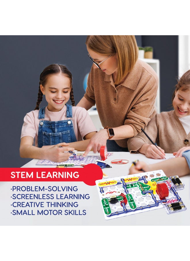 Snap Circuits Classic SC-300 Electronics Exploration Kit | Over 300 Projects | Full Color Project Manual | Snap Circuits Parts | STEM Educational Toy for Kids 8+ 2.3 x 13.6 x 19.3 inches