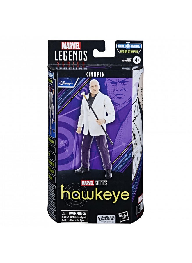 Marvel Legends Series Kingpin, Hawkeye Collectible 6-Inch Action Figures, Ages 4 and Up