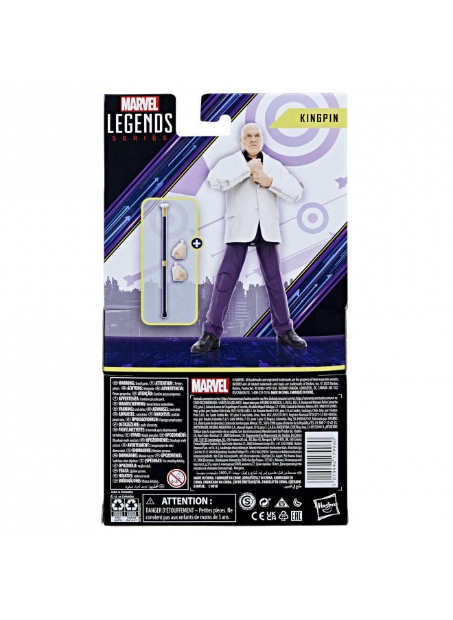 Marvel Legends Series Kingpin, Hawkeye Collectible 6-Inch Action Figures, Ages 4 and Up