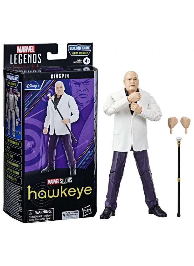 Marvel Legends Series Kingpin, Hawkeye Collectible 6-Inch Action Figures, Ages 4 and Up