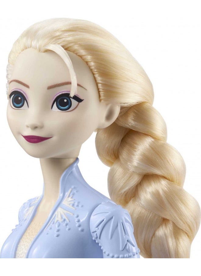 Mattel Disney Frozen Elsa Fashion Doll & Accessory, Signature Look, Toy Inspired by the Movie Mattel Disney Frozen 2